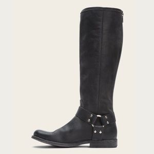 Frye Phillip Harness Tall Boots - Wide Calf